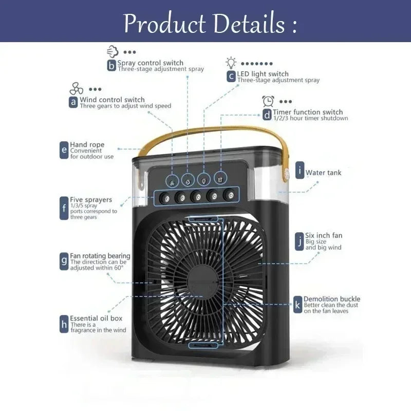 3 In 1 Fan   Mini Air Cooler
