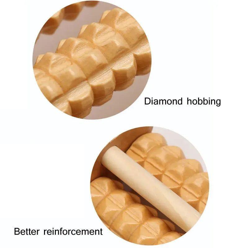 Wooden Foot Massager | Stress Release Tool (Imported)