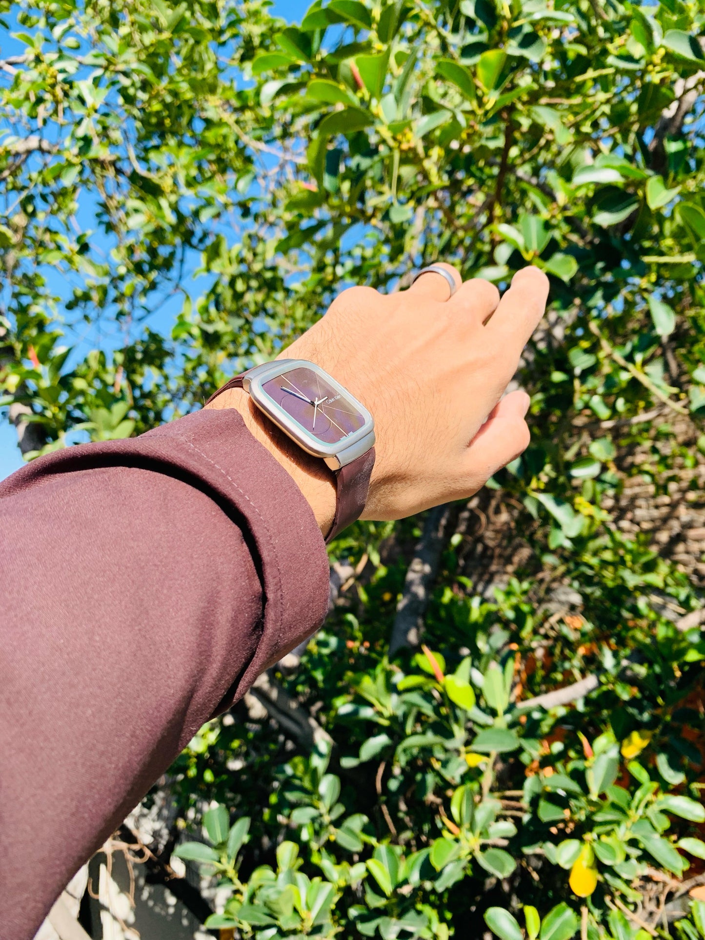 Calvin Klein Slim Square Case Wristwatch